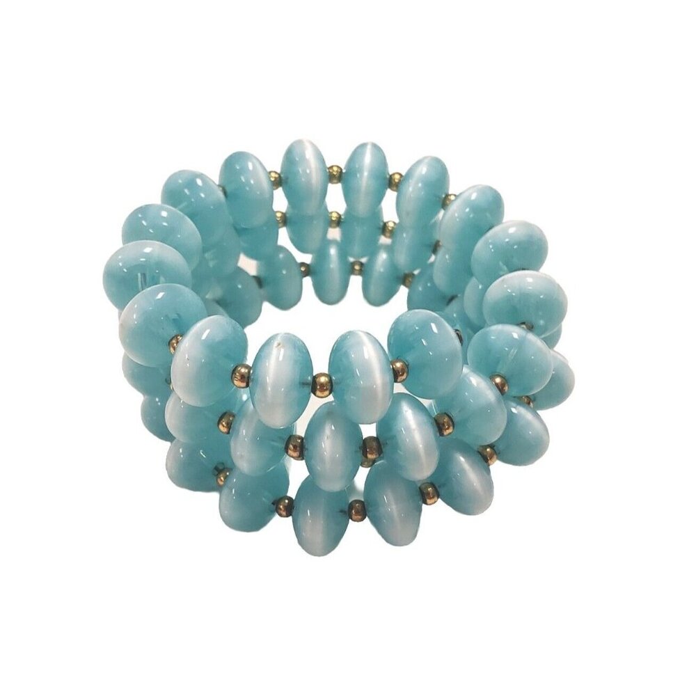 Vintage 50's Memory Wire Coil Bracelet